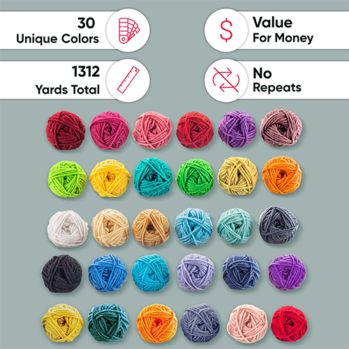 Acrylic Yarn Skeins - Image 3